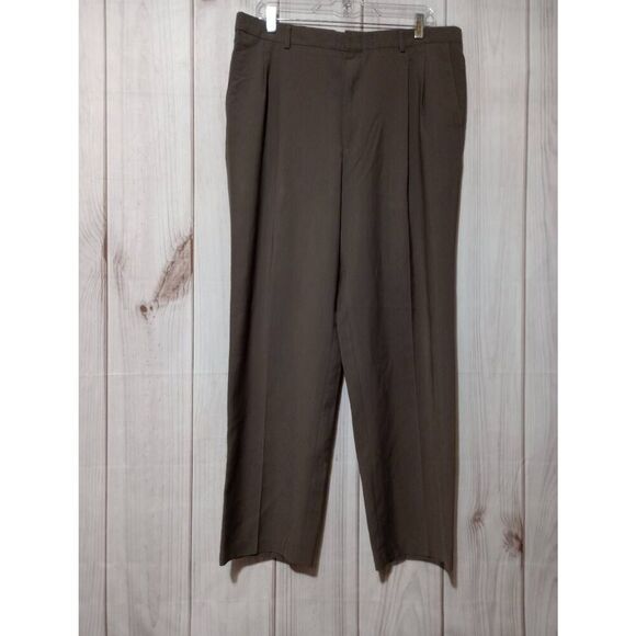 Levi's Pants Men's 36 30 Brown‎ Wool Blend Travelers Straight Leg Light Weight - Picture 1 of 7